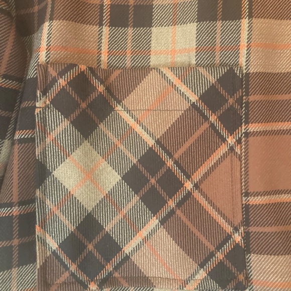 Vintage Pendleton Womens XL Plaid Wool Button Up Jacket Green Gray Pockets - Picture 3 of 8